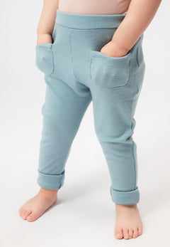 Kids' Merino Pants Blueberry