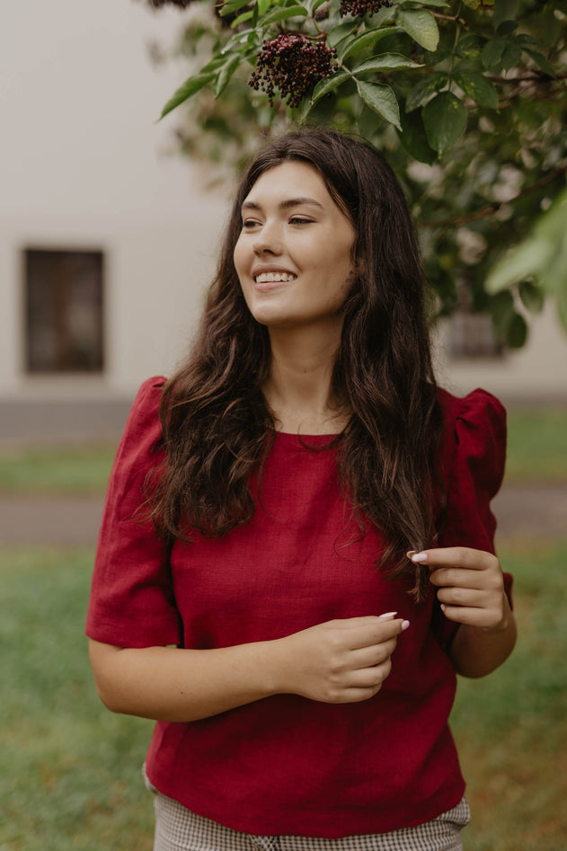 Linen Top Poppy