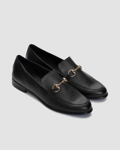 Shiv Loafers Moccasins Vegea Grape Leather Black