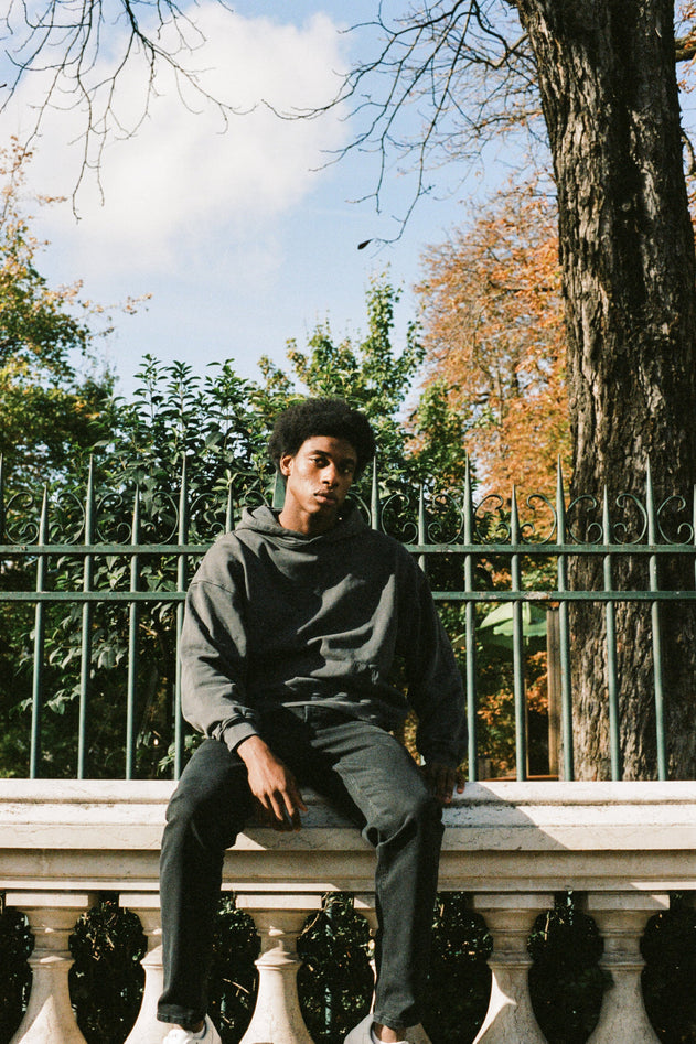 Dunn Low Tapered Jeans Stone Black