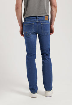Bryce Mid Straight Jeans Authentic Indigo