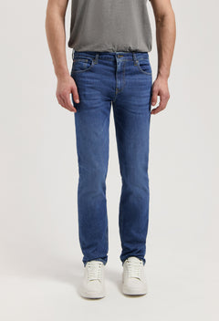 Bryce Mid Straight Jeans Authentic Indigo