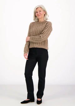 Meri Cable Knit Beige