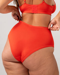 Micro Highwaist Briefs 3-Pack Fiery Red