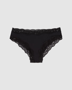 Micro Lace Cheeky 3-Pack Black & Candy Pink