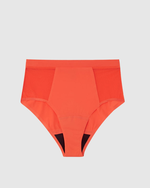 Highwaist Briefs High Flow Period Panties Fiery Red