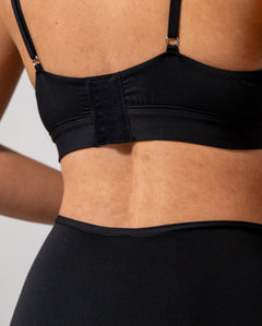 Micro Scoop Bra Black