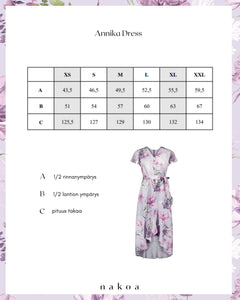 Annika Dress Oceania Purple