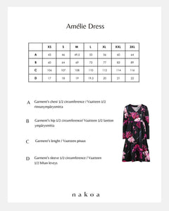 Amélie Layered Dress Black Orchid