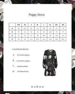 Poppy Dress Noir