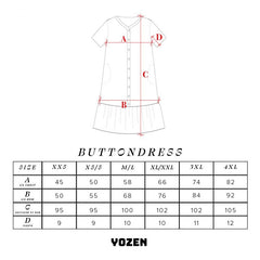 Button Dress Butterfly