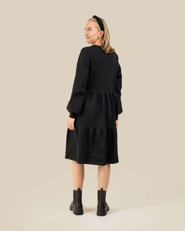 Toive Long Sleeve Dress Black