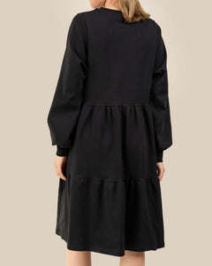 Toive Long Sleeve Dress Black