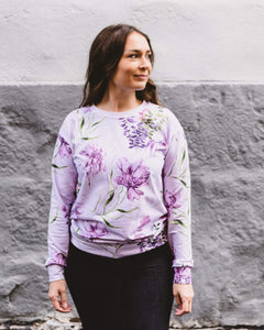 Casual Chic Print Shirt Oceania Purple