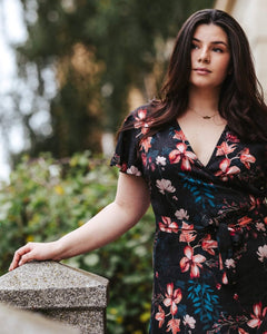 Annika Dress Versailles Blue - IVALO.COM