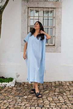 Naomi Dress Sky Blue - IVALO.COM