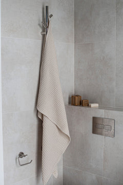 Waffle Linen Bath Towel