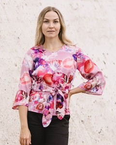 Ophelia Blouse Coral Reef Pink - IVALO.COM