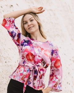 Ophelia Blouse Coral Reef Pink - IVALO.COM