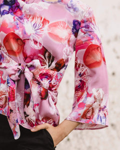 Ophelia Blouse Coral Reef Pink - IVALO.COM