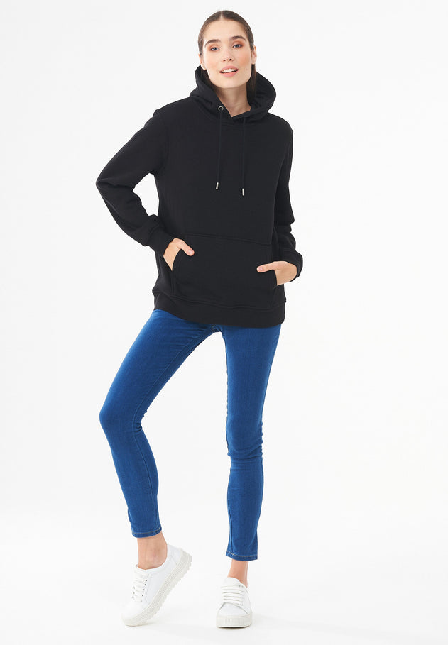 Dames Hoodie Zwart