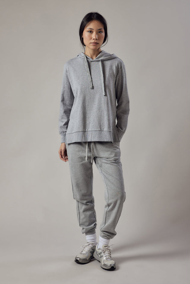 Women's Hoodie With Side Slits