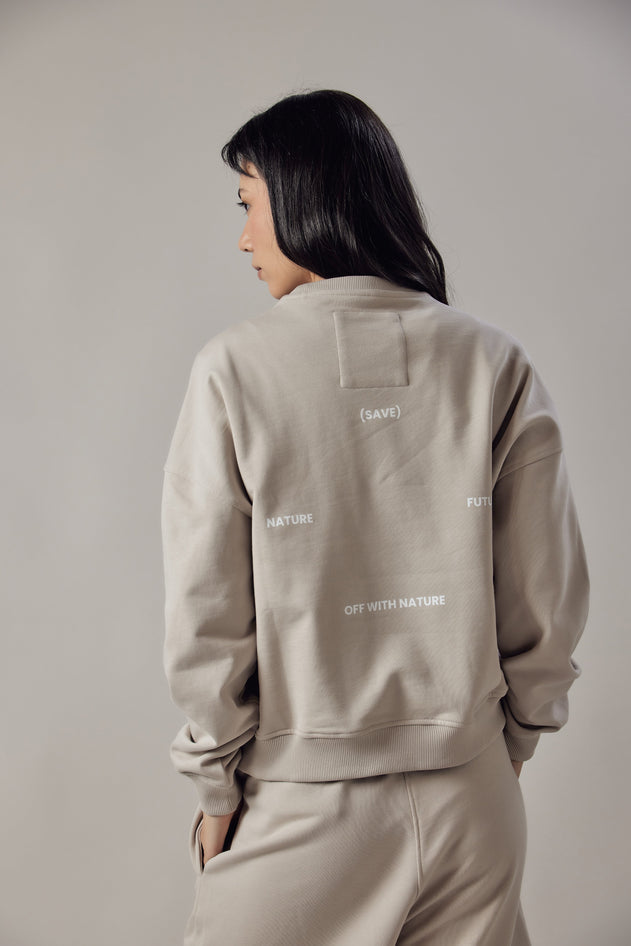 Women's Loose Fit Crewneck Sweatshirt