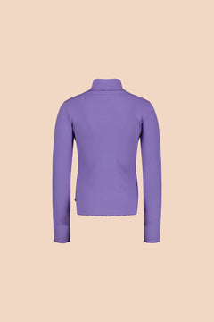 Rib Rollneck Vivid Lavender