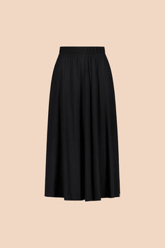 Soft Midi Skirt Black