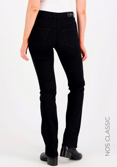 Pirre Super Stretch Straight Jeans Zwart