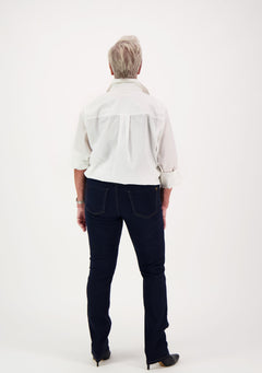 Emily Straight Leg Super Stretch Jeans Dark Blue