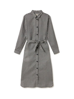 Pollan Dress Black & White Vichy - IVALO.COM