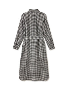 Pollan Dress Black & White Vichy - IVALO.COM