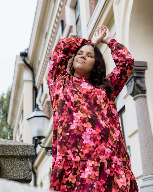 Poppy Dress Scarlet Petals