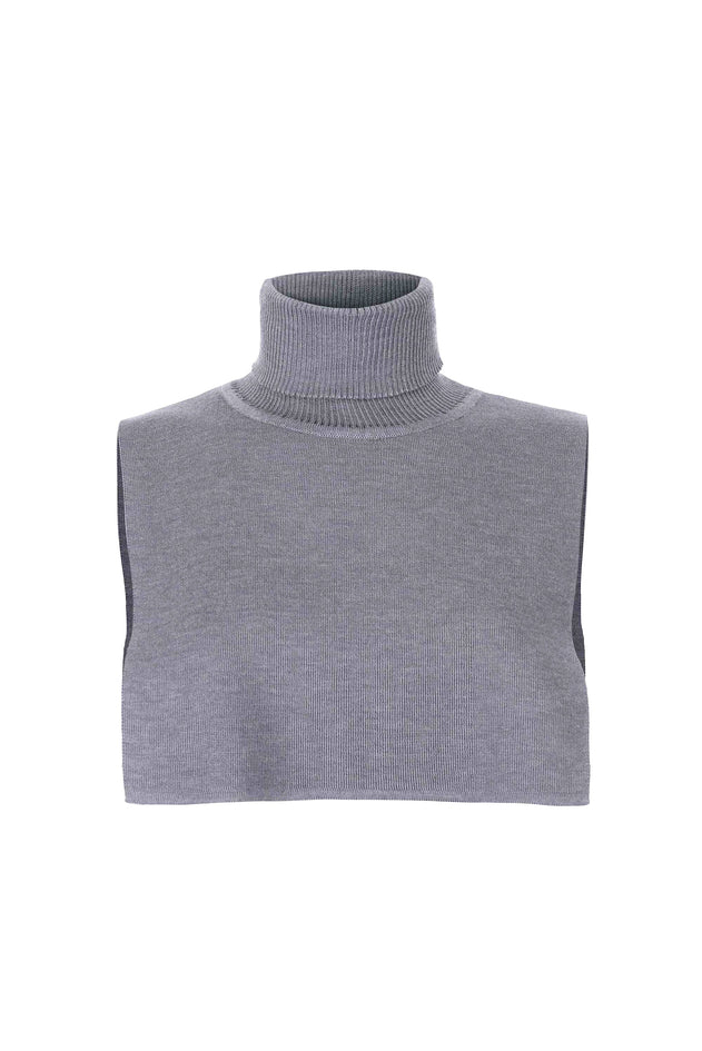 Punto Merino Neck Warmer Light Grey