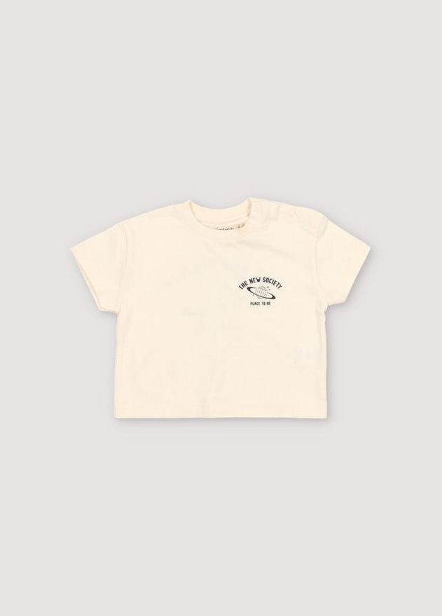 Baby's Saturno T-Shirt Vanilla Cream White