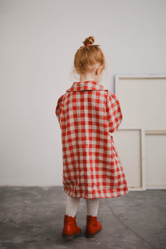 Gabija Kids' Linen Dress