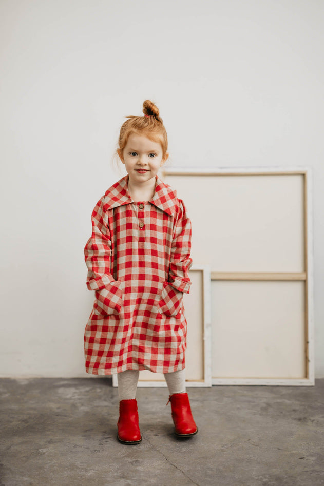 Gabija Kids' Linen Dress