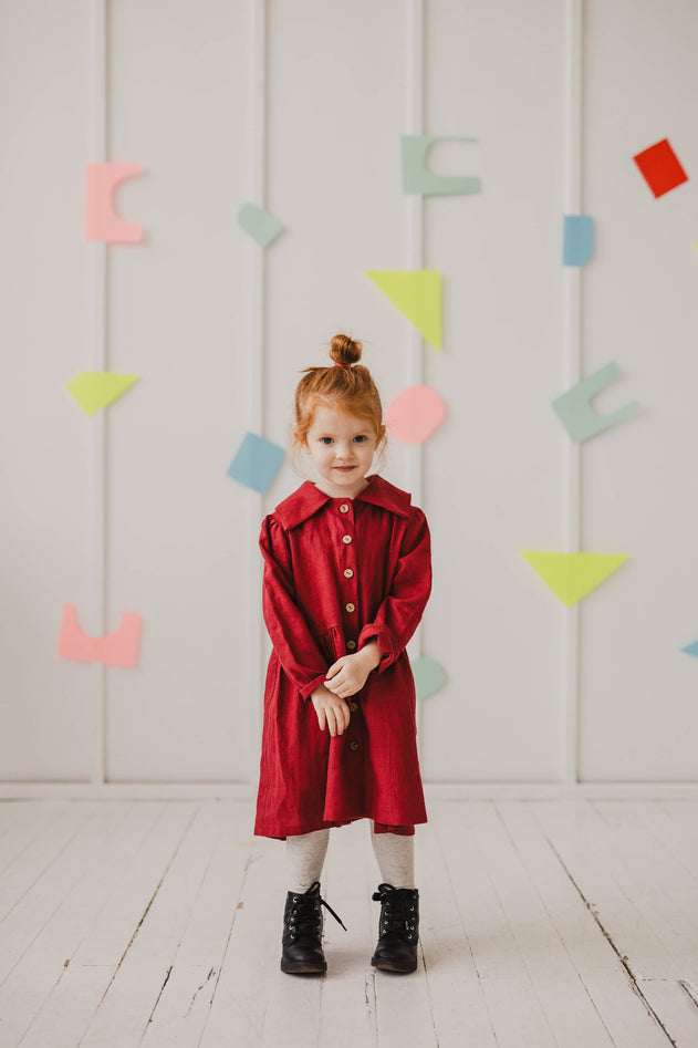 Kids' Guze Linen Dress