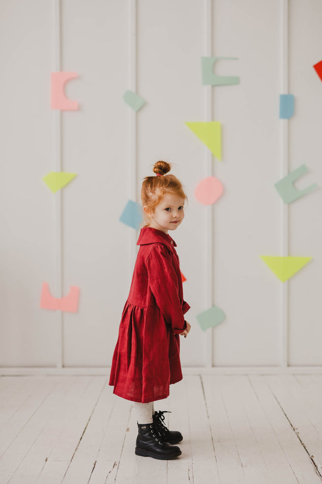 Kids' Guze Linen Dress