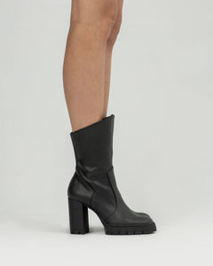 Ritual Ankle Boots Vegea Grape Leather Black