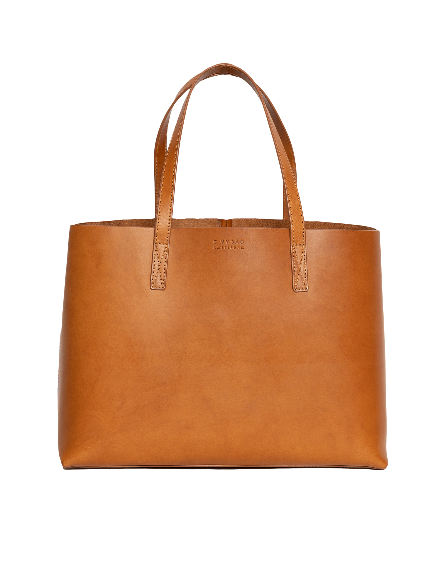Sam Classic Leather Shopper Bag Cognac