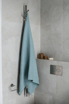 Waffle Linen Bath Towel