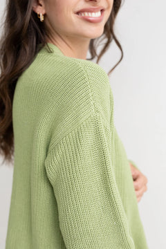 Wrap Cardigan Green