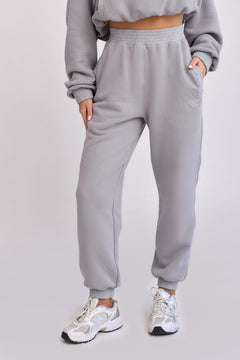 Lantre Jacquard Trim Sweatpants Grey