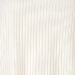 Madonna Reversible Ribbed-Knit Midi Skirt White