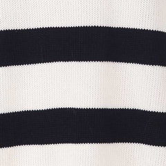 Marina Striped Merino Jumper White