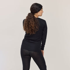 Classic Long Sleeve Top Merino Silk