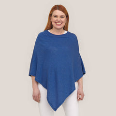 DamesMerino zijden poncho