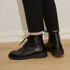 Ola Crepe Boots Black